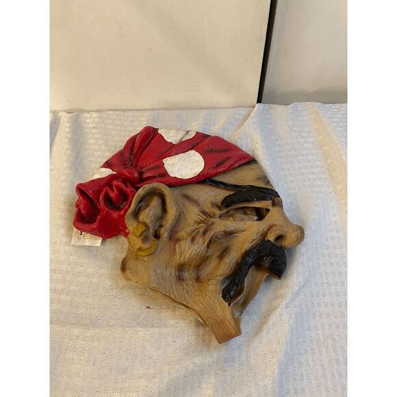 Pirate Halloween Adult Costume Mask 2003 Kmart - Picture 5 of 6